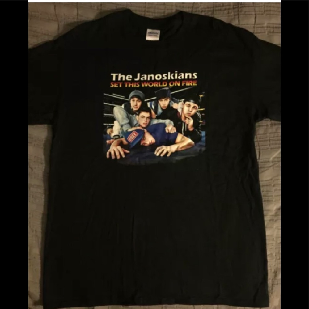 the janoskians Tshirt Men's sz M 2012 Tour Rare NEW